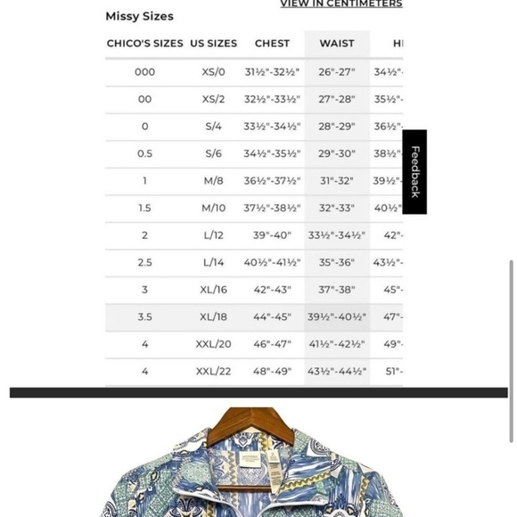 Chicos Jacket size 2 - Picture 4 of 4